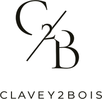Logo de Clavey2Bois, menuisier à Lyon, client de l'agence Mathieu Pagnier